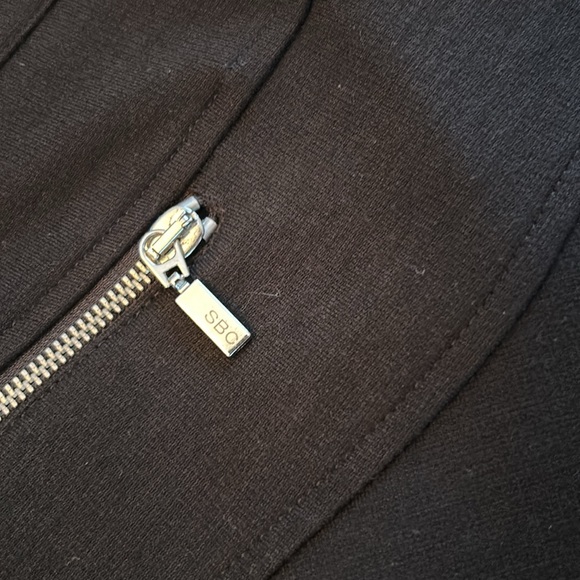 NEW Authentic See By Chloé Zippered Scalloped Black Flare Mini Skirt A-Line - Picture 6 of 10